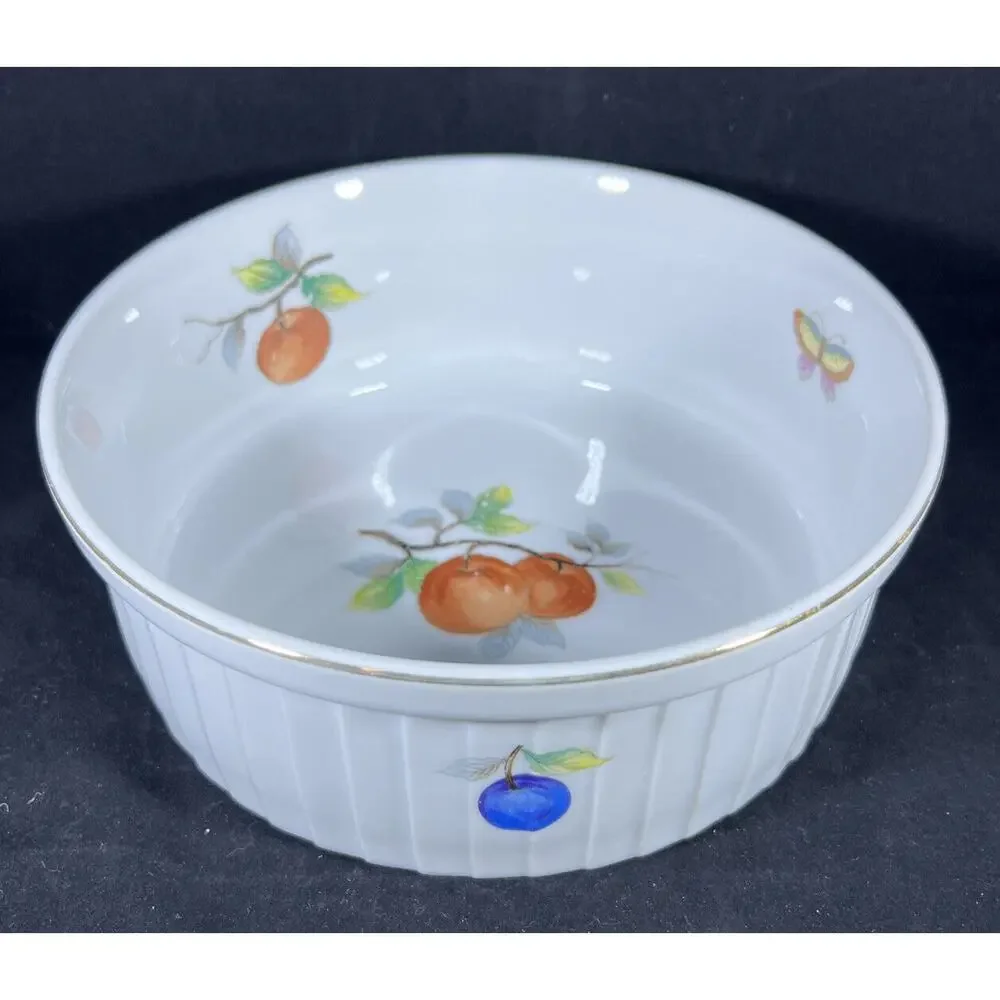 Andrea By Sadek Cookware Fruit Pattern 7333 Oven To Table‎ Casserole Dish